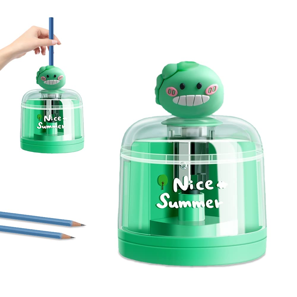 Amazon.co.jp: AZLNRMU 電動鉛筆削り - かわいいデザインの鉛筆削り